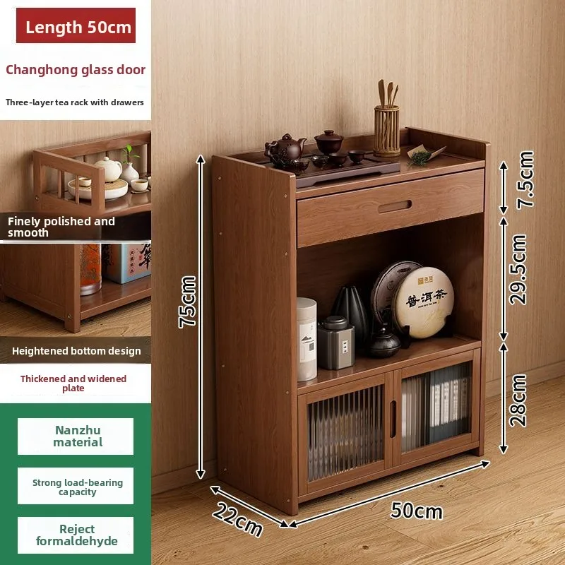 

New model Household GoodsShelf Tea Room Multi-layer Small Bogu Rack Tea Set Storage Display Tea Table Storage Cabinet