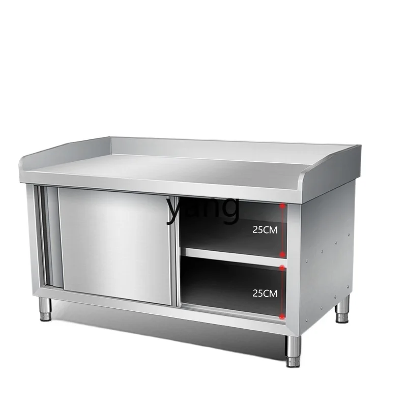 L'm'm304 Stainless Steel Workbench Surrounding Border Operating Countertop Commercial Storage Lockers