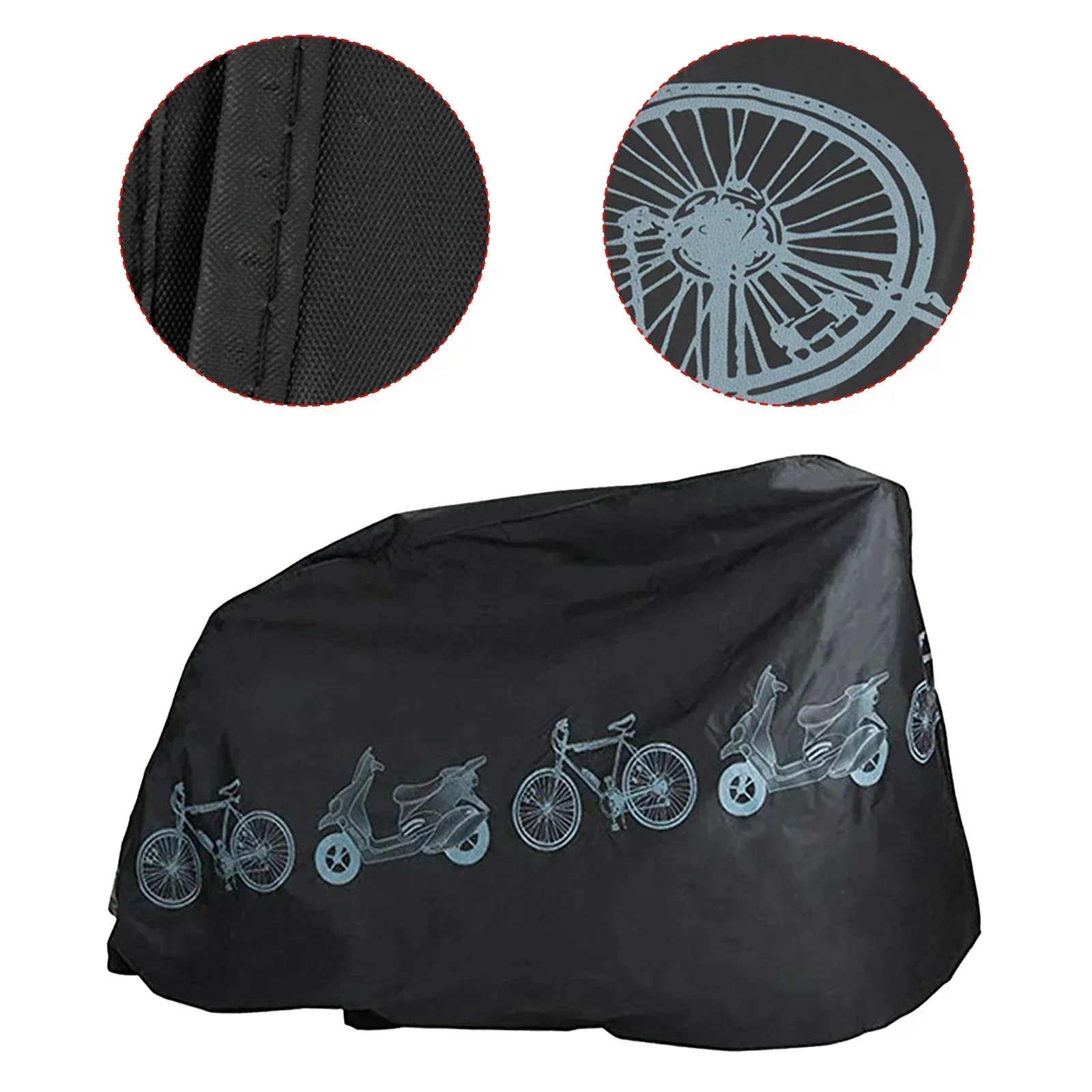 Brand New High Quality Hot Sale Bike Case Rain Cover Dustproof Grey Bicycle Accessories For Bike Motorcycle Car