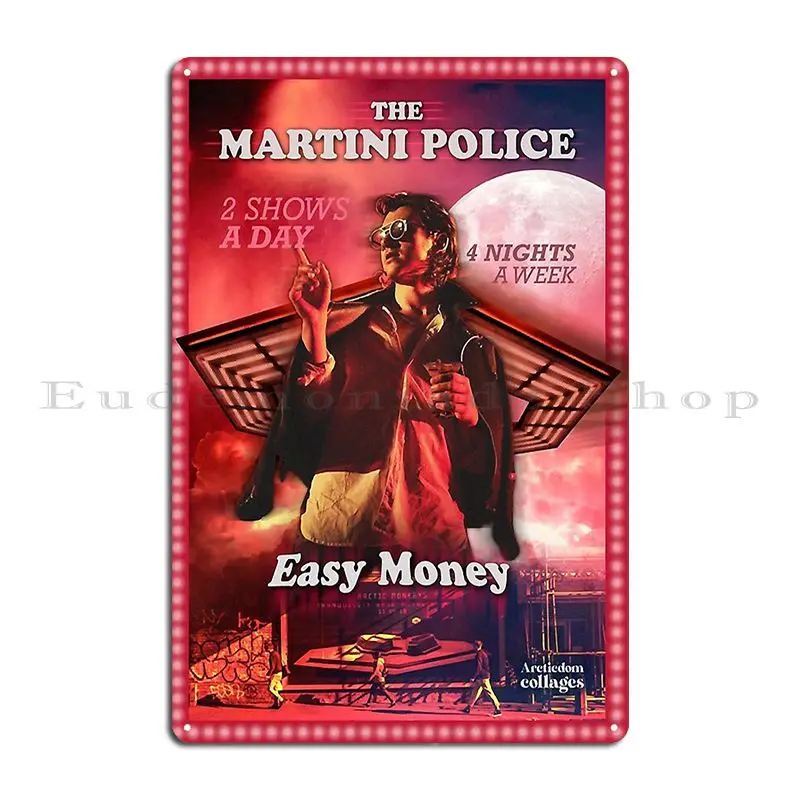 Gifts For Women The Martini Police Brown More Then Awesome Metal Plaque Poster Plaques Wall Decor Designer Tin Sign Poster