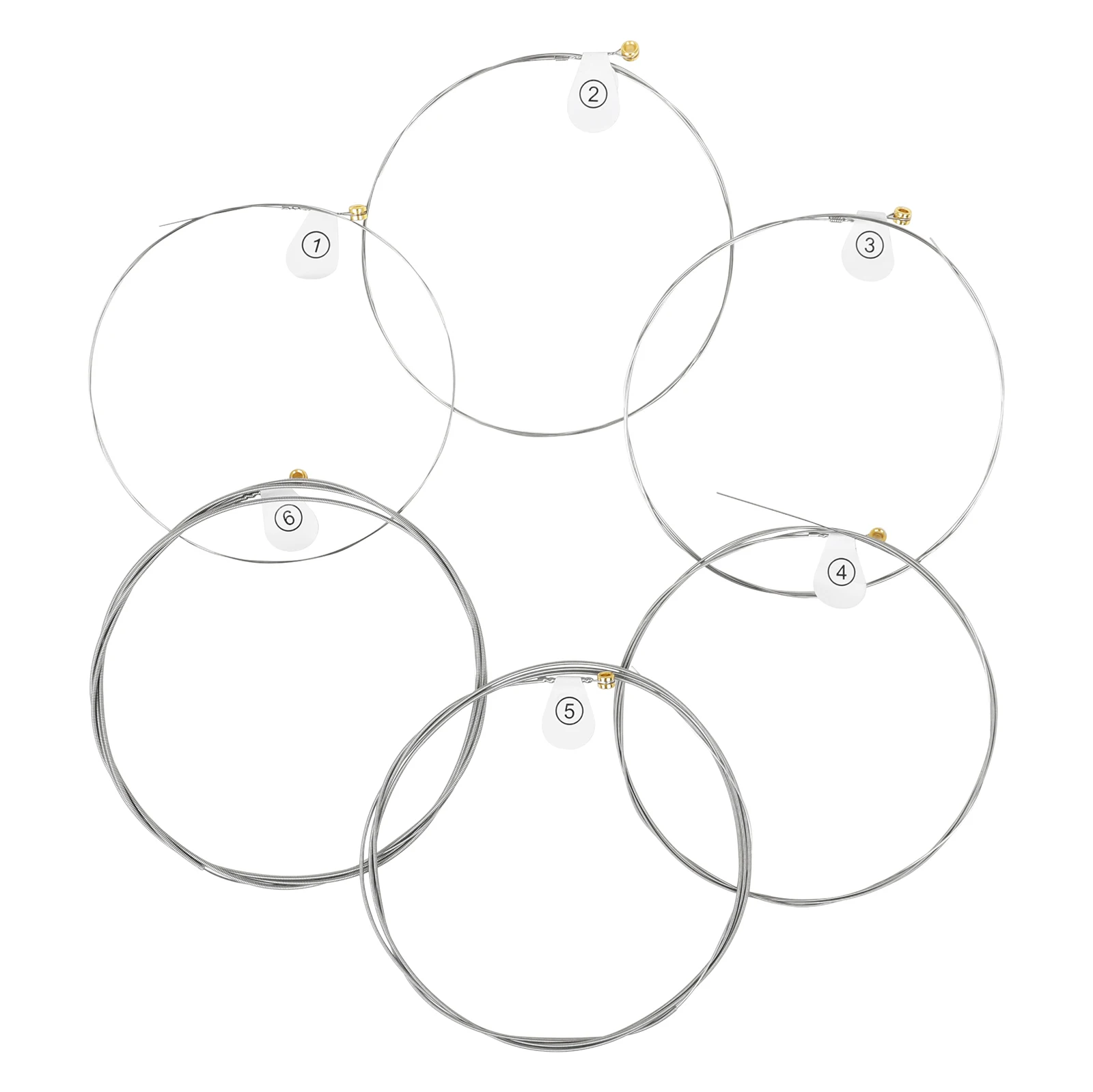 SHUFFLE Electric Guitar Strings Hexagonal Alloy Core Nickel Steel Anti-Rust Coating Guitar Strings Guitar Parts & Accessories
