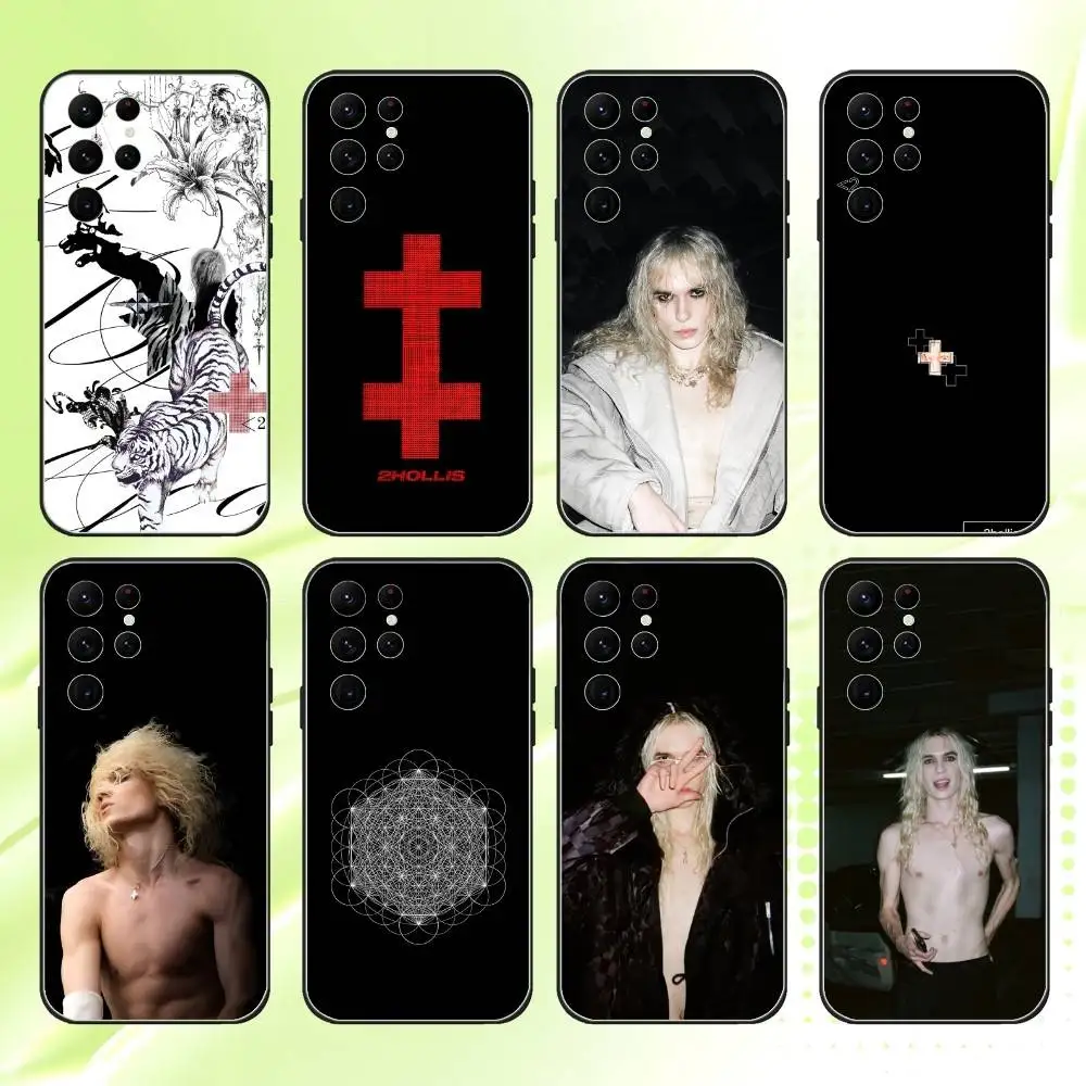 Чехол для телефона 2hollis The Star Tour для Samsung S 25,24,23,22,30,21,10,9,Ultra,Plus,Lite,FE,4,5G, черный мягкий чехол