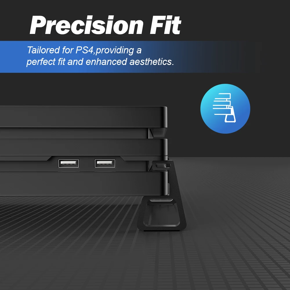 4 قطعة ABS التبريد قوس أفقي ل PS4 PS4 سليم PS4 برو لعبة وحدة التحكم حامل ل PS4 اكسسوارات حامل شقة شنت