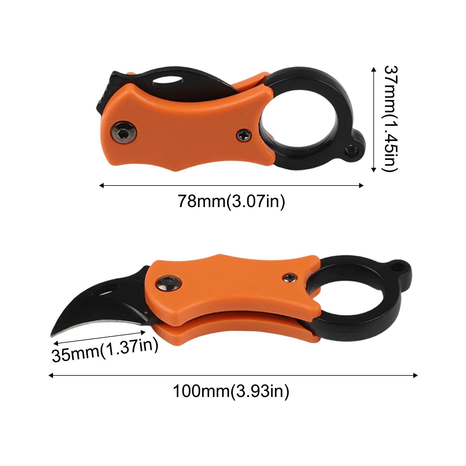 1 Stück kleine Taschen-Karabinerbox für Mini-EDC-Gadgets, Schlüsselanhänger, zusammenklappbares Outdoor-Zubehör – Detail 23