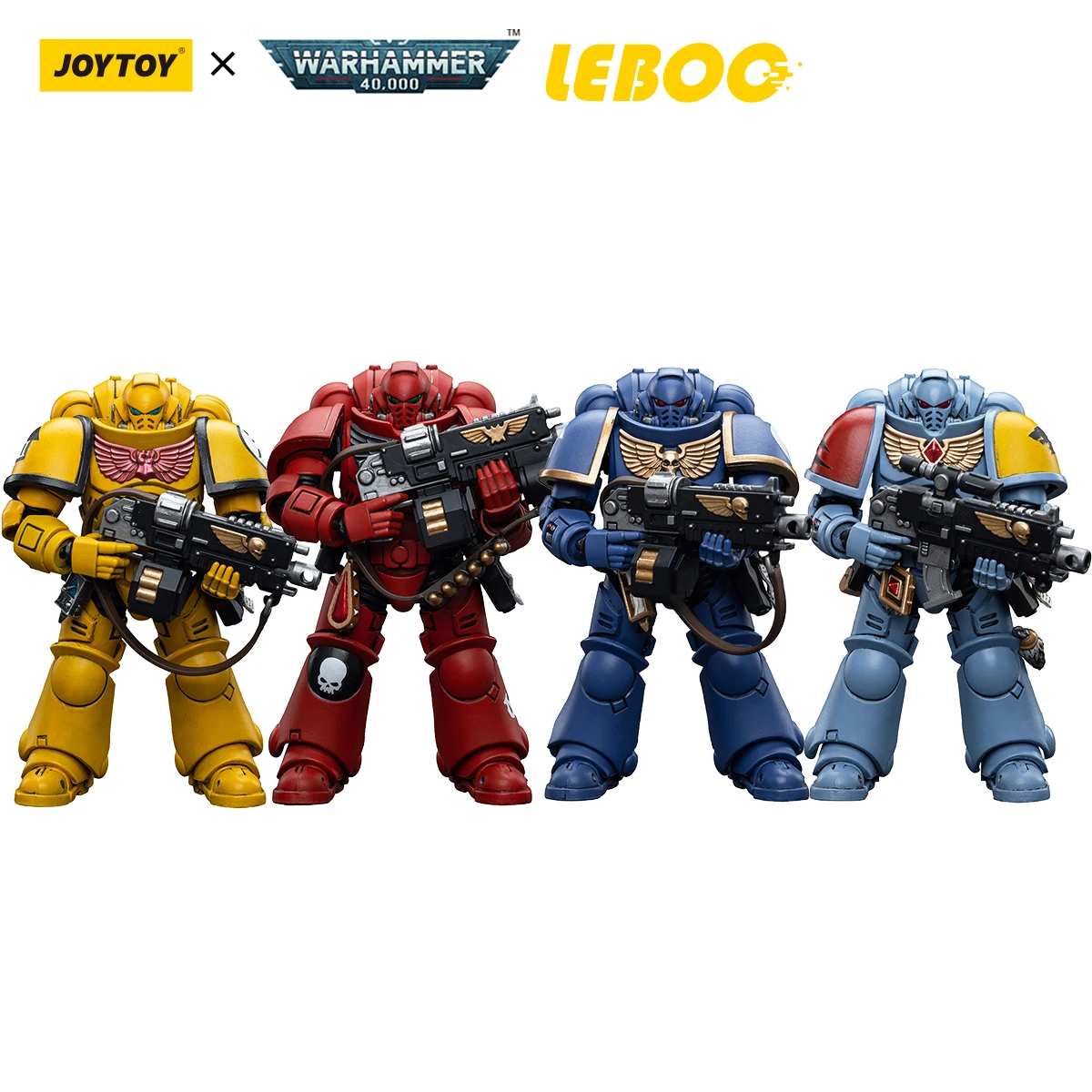 JOYTOY 1/18 Action Figure Ultramarines/Blood Angels/Imperial Fists/Space Wolves Intercessors Anime Collection Military Free Ship