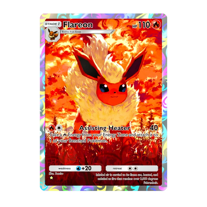 مجموعة سلسلة Pocket Eevee Umbreon Sylveon Leafeon Flareon وما إلى ذلك بطاقة ذاتية الصنع منسوجات محفورة مجموعة الرسوم المتحركة الفردية أرواق لعب