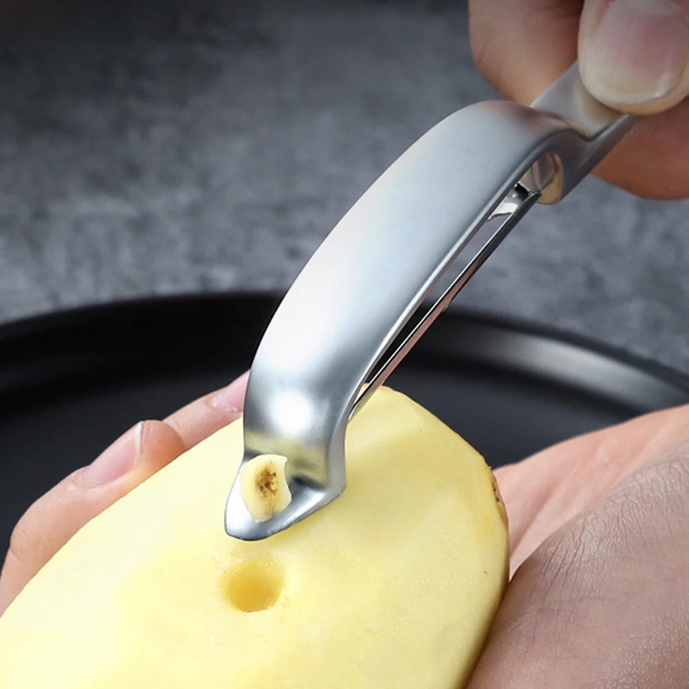 

1Pcs Kitchen Vegetable Fruit Peeler Multifunctional Ergonomic Handle Practical Small Size Flexible Peeling Tool