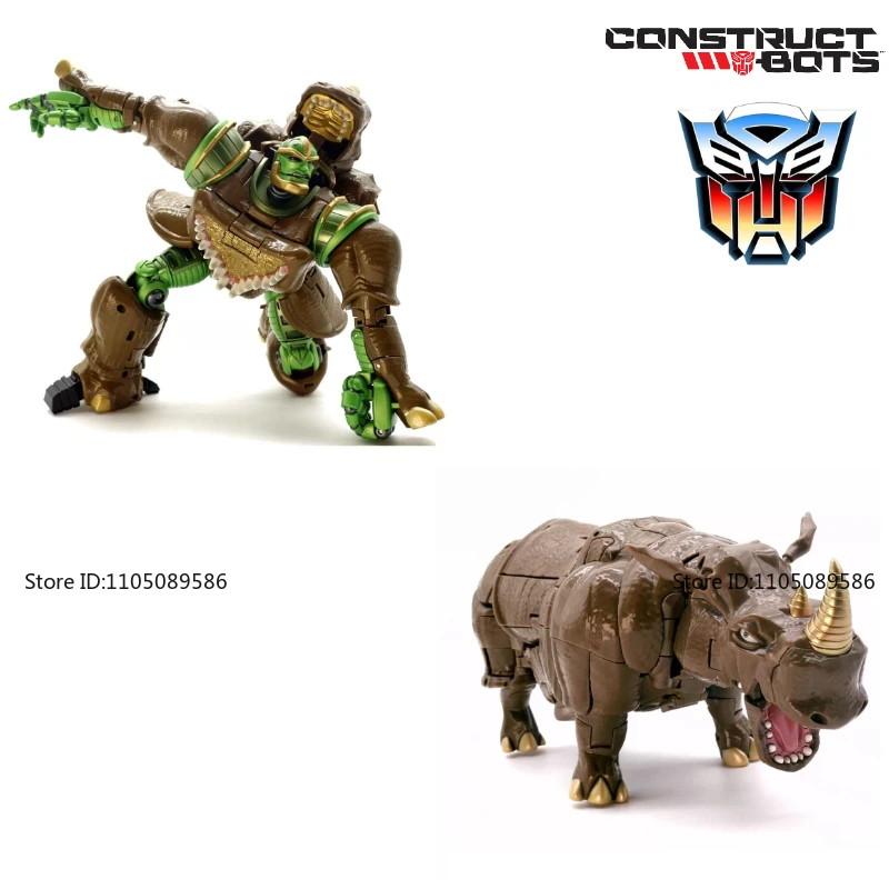 Jouets 21 cm en stock Transformer G1-KO-MP59 Rhinox ‌   Figurines à collectionner pour les passionnés, modèle de robot, cadeau exquis