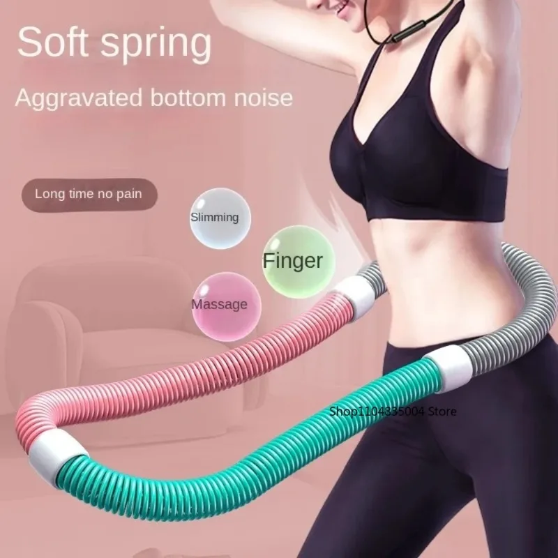 

Брендовое спортивное пружинное кольцо 1,5 кг, тренажер для талии, обруч для похудения, обруч для сжигания жира, мягкое формирование живота
