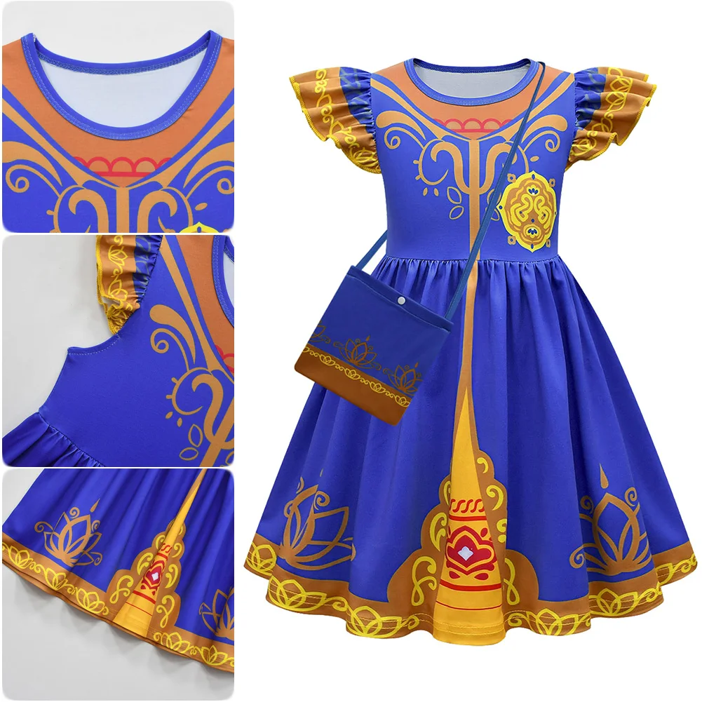 Fantasia Mira Cosplay niñas vestido bolso trajes dibujos animados real de Detective Disfraz disfraz 6 a 14 años ropa de fantasía de Halloween