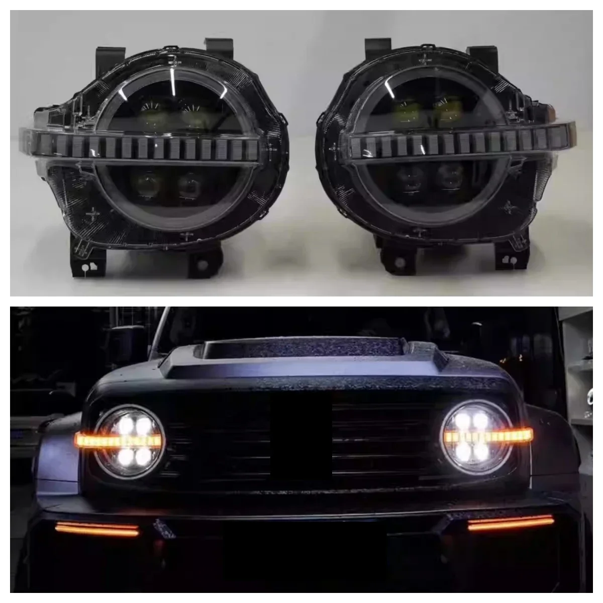 

Front Headlight Assembly for Tank 300 Matrix LED Daytime Running Light Turn Signal Car Accessories
