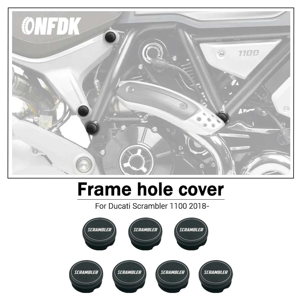 

Для Ducati Scrambler 1100 2018-аксессуары для мотоциклов, заглушка с отверстием в раме, декоративная крышка, набор крышек рамы