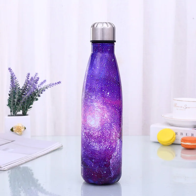 

500ml Insulated Stainless Steel Thermos Thermal Mug Tumbler Sport Water Bottle for Girls Women Vacuum Flask Travel Mug Cup