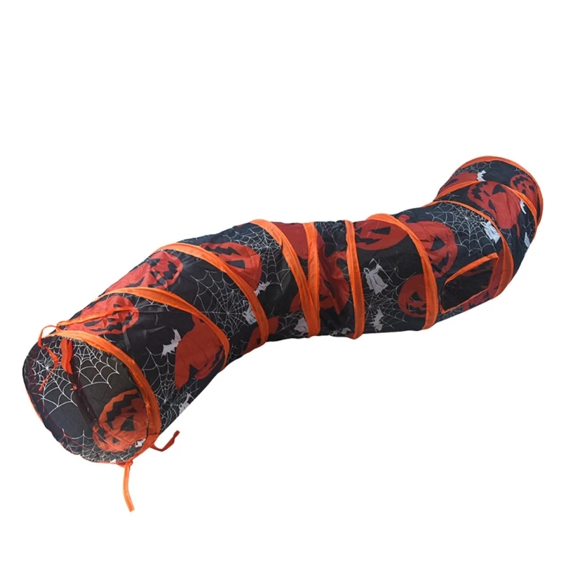 

Halloween Cats Play Tube Toy Playtent Cats S-Shape Tunnel Indoor Boredom Cats Toy Dropship