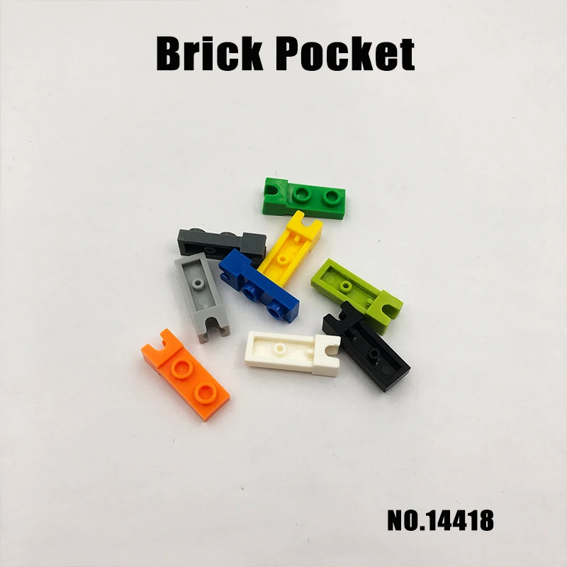 

150pcs Part 14418 Plate 1x2 with Small Tow Ball Socket on End MOC DIY Building Block Bricks Toy