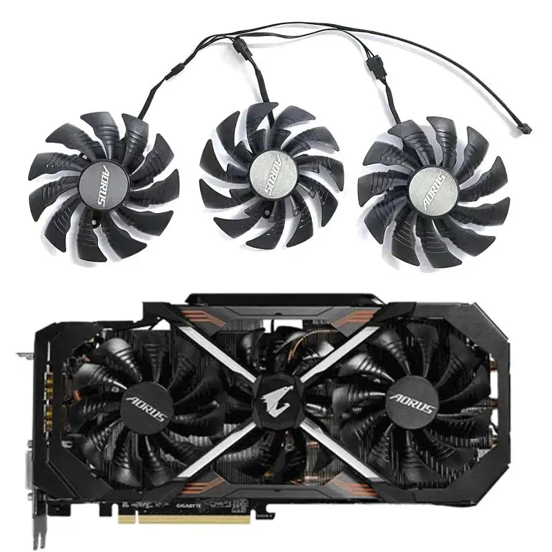 DL 95 мм T 129215 BU PLD10015B12H GTX1080Ti Вентилятор-кулер для Gigabyte AORUS GeForce GTX 1080 Ti Xtreme Edition 11G Охлаждающая графика DL 95 мм T 129215 BU PLD10015B12H GTX1080Ti Вентилятор-кулер для Gigabyte AORUS GeForce GTX 1080 Ti Xtreme Edition 11G Охлаждающая графика