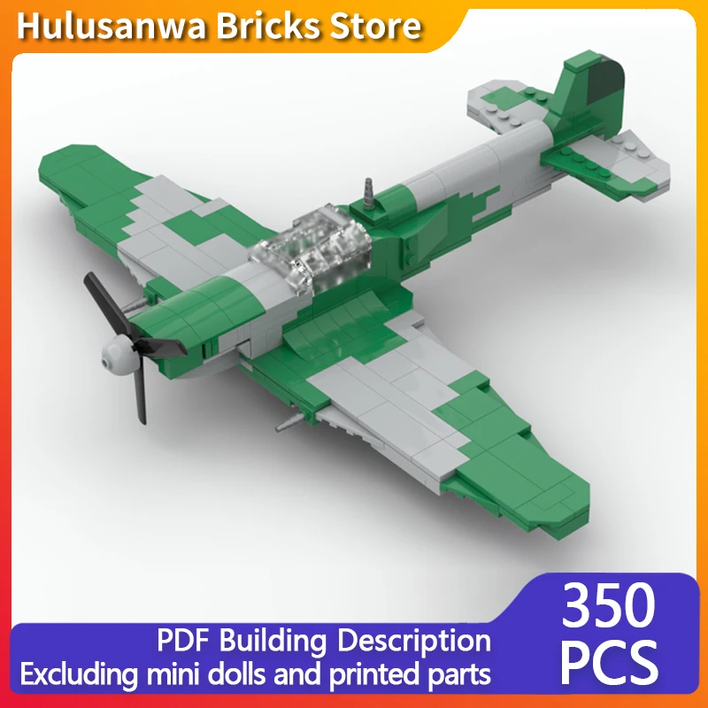 

Mk Vb WW2 Military Fighter Jets Model MOC Building Bricks War Equipment Modular Technology Gifts Holiday Assemble Children Toys