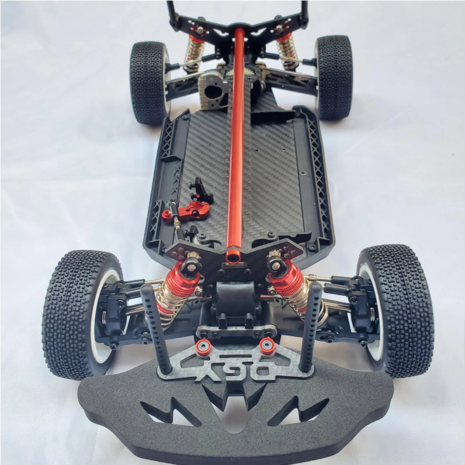 Verbeterde Metalen Koolstofvezel Chassis Frame Kit voor 1/10 Racing Off-Road RC Auto Duurzaam en Stevig Speelgoed accessoires