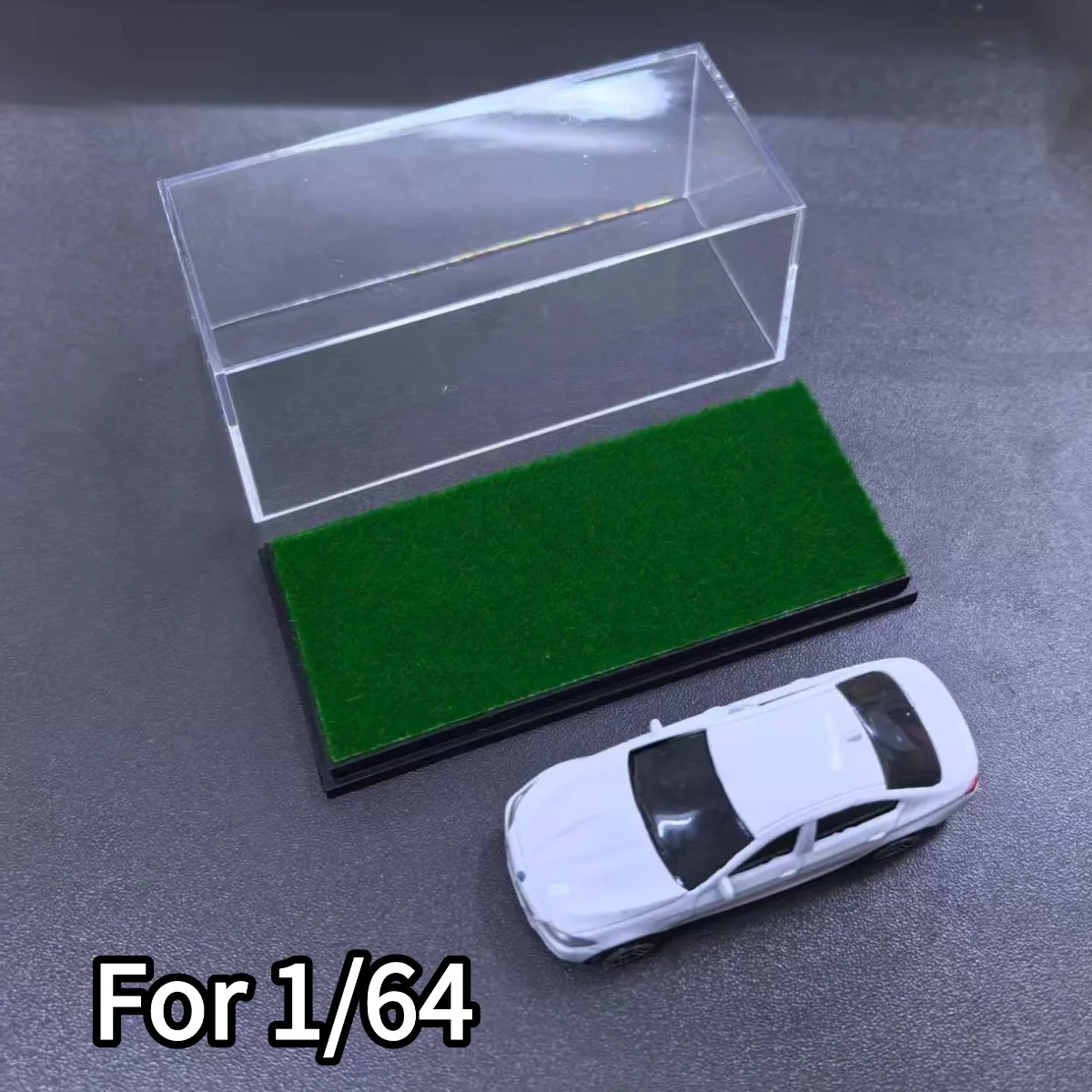 

Акриловая витрина для масштаба 1:64 1:87 Tomica Bburago Spark Minichamps Модель парковочного автомобиля DIY Диорама Миниатюрная фигурка игрушки