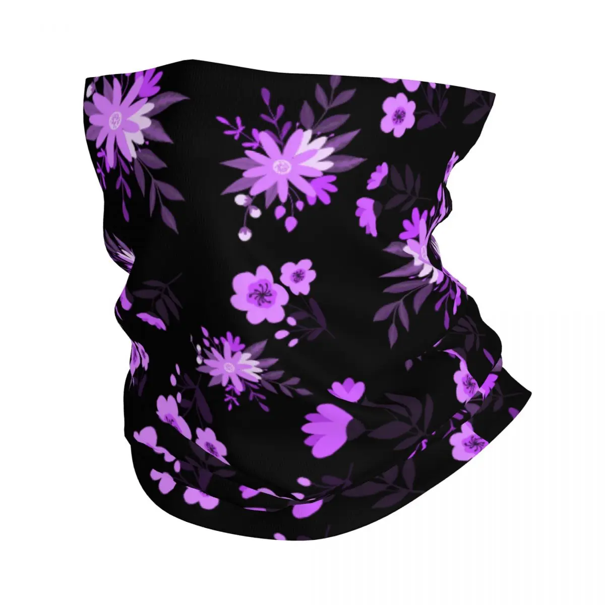 Wildflowers Flower Colorful Beautiful Bandana Neck Gaiter Printed Balaclavas Magic Scarf Warm Cycling Hiking Unisex Adult Winter