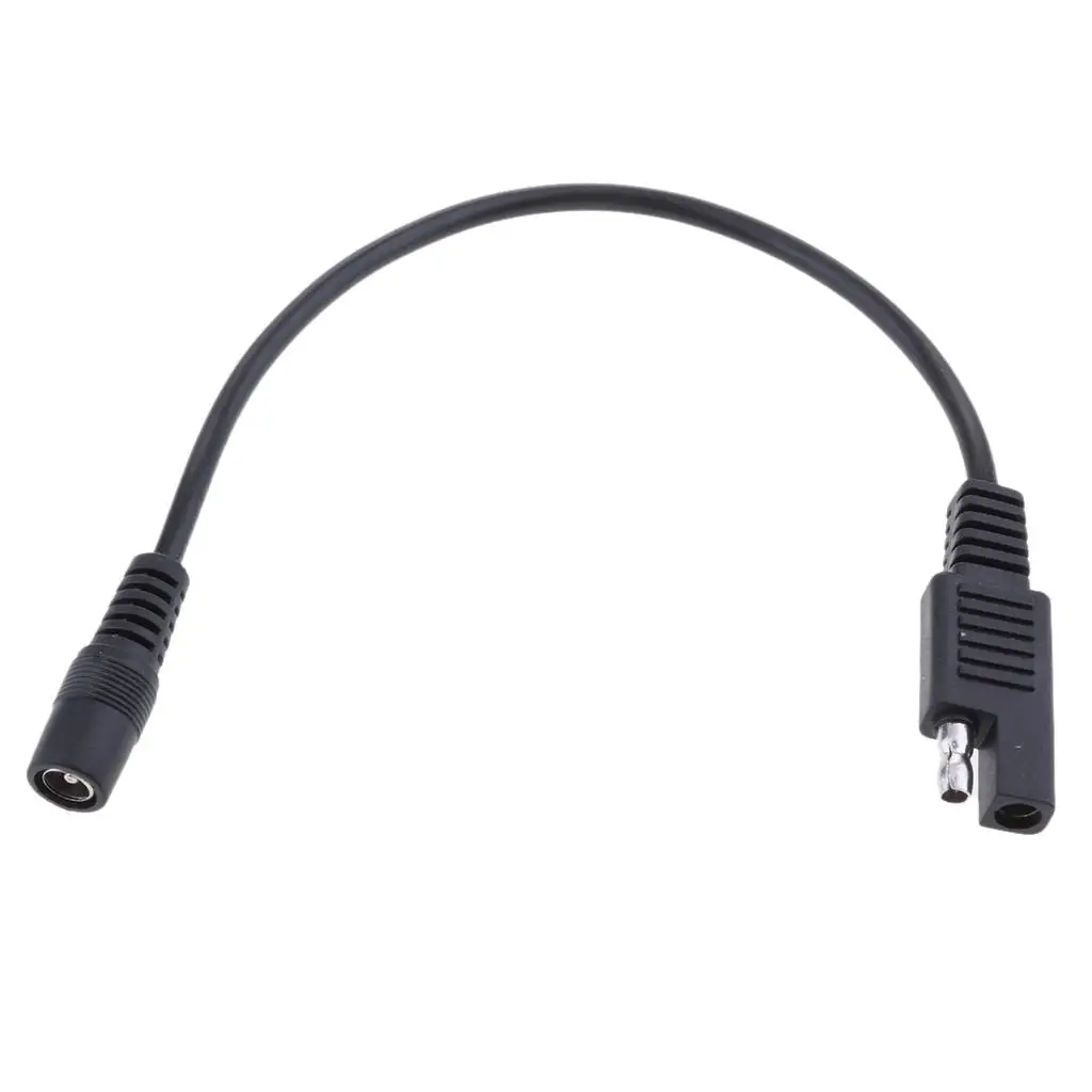 10'' SAE to DC5.5mm x 2.1mm Coax Female 20AWG Cable Motorcycle Heat Clothing