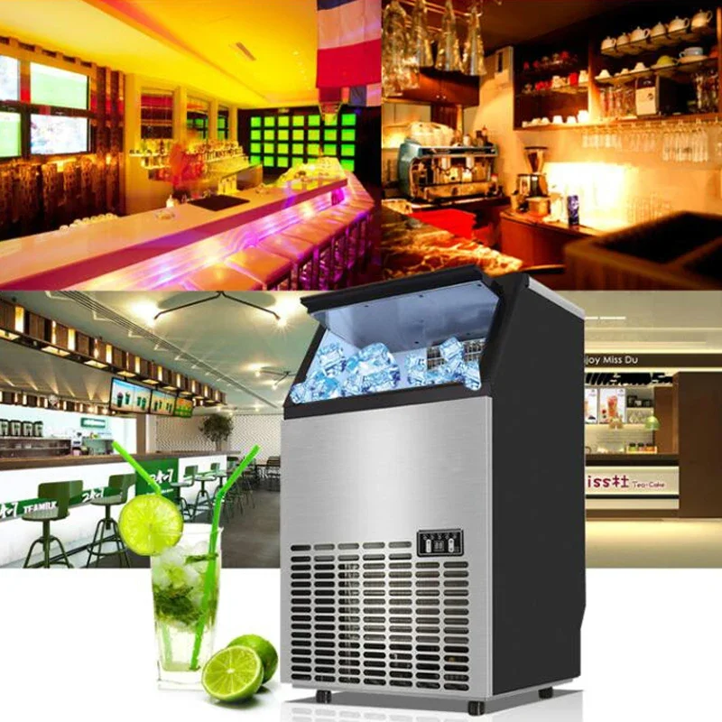 Ice Makers Countertop,Pebble Ice Maker Machine with Chewable Ice, 35lbs/Day,One-Click Operation