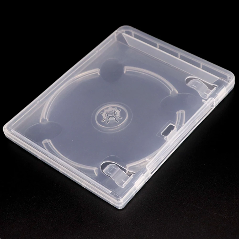 High quality Game Disc Storage Shell Cover For PS3 PlayStation 3 Transparent Plastic Single Disc Storage Bracket Box Case