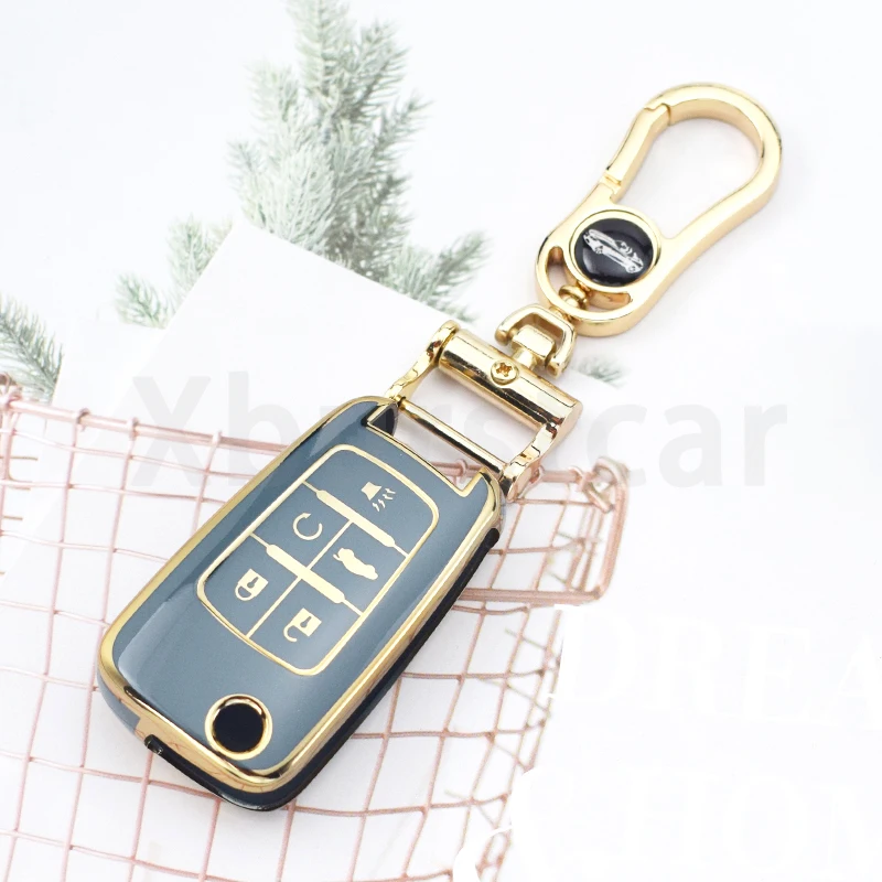 2/3/4 Buttons TPU Shell Fob Car Key Case Cover For Chevrolet Cruze Aveo Trax Opel Astra Corsa Meriva Zafira Antara J For Buick