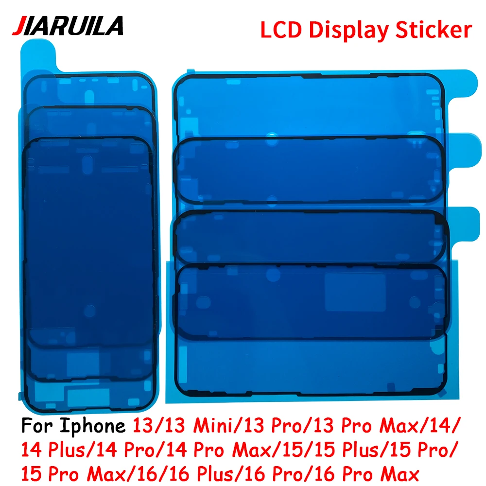 

20 шт./лот, отличная водонепроницаемая наклейка для Iphone 16 15 14 Pro Max Plus 13 mini ЖК-экран, рамка, уплотнительная лента, клейкая лента