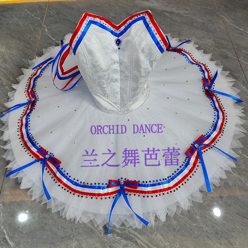 

BT2507075 Professional Custom Size Custom Color Kids Girls Women Adult White Ballet Tutu Costumes