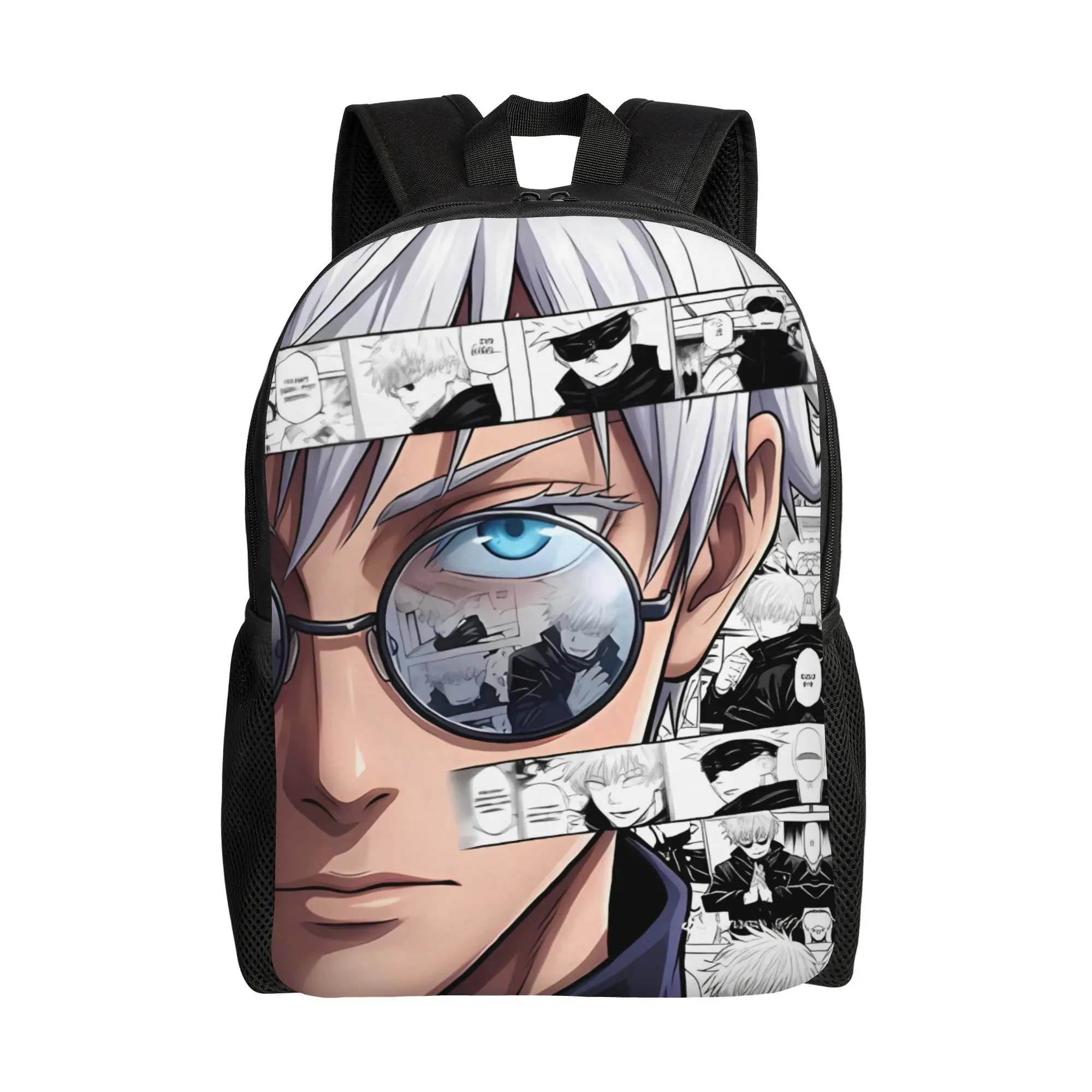 Satoru Gojo Backpack J-Jujutsus K-Kaisens Fashion Backpacks Boy Girl University Lightweight School Bags Custom Rucksack