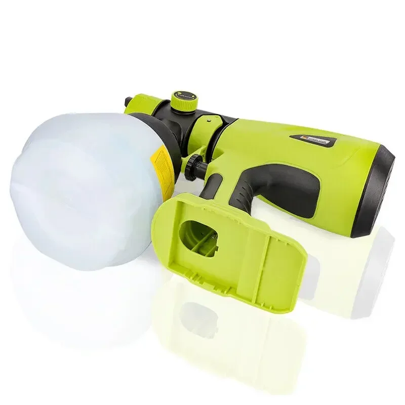 Cordless Electric Spray Gun with 3 Spray Patterns For Ryobi 18V Battery Handheld 800ML High Power Electric Paint Sprayer