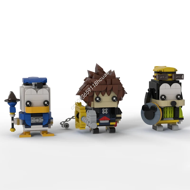 

550pcs MOC Sora Donald Goofy Kingdom Hearts II Model Building Christmas Gift Blocks Toys Assemble Creative Idea Education Kids