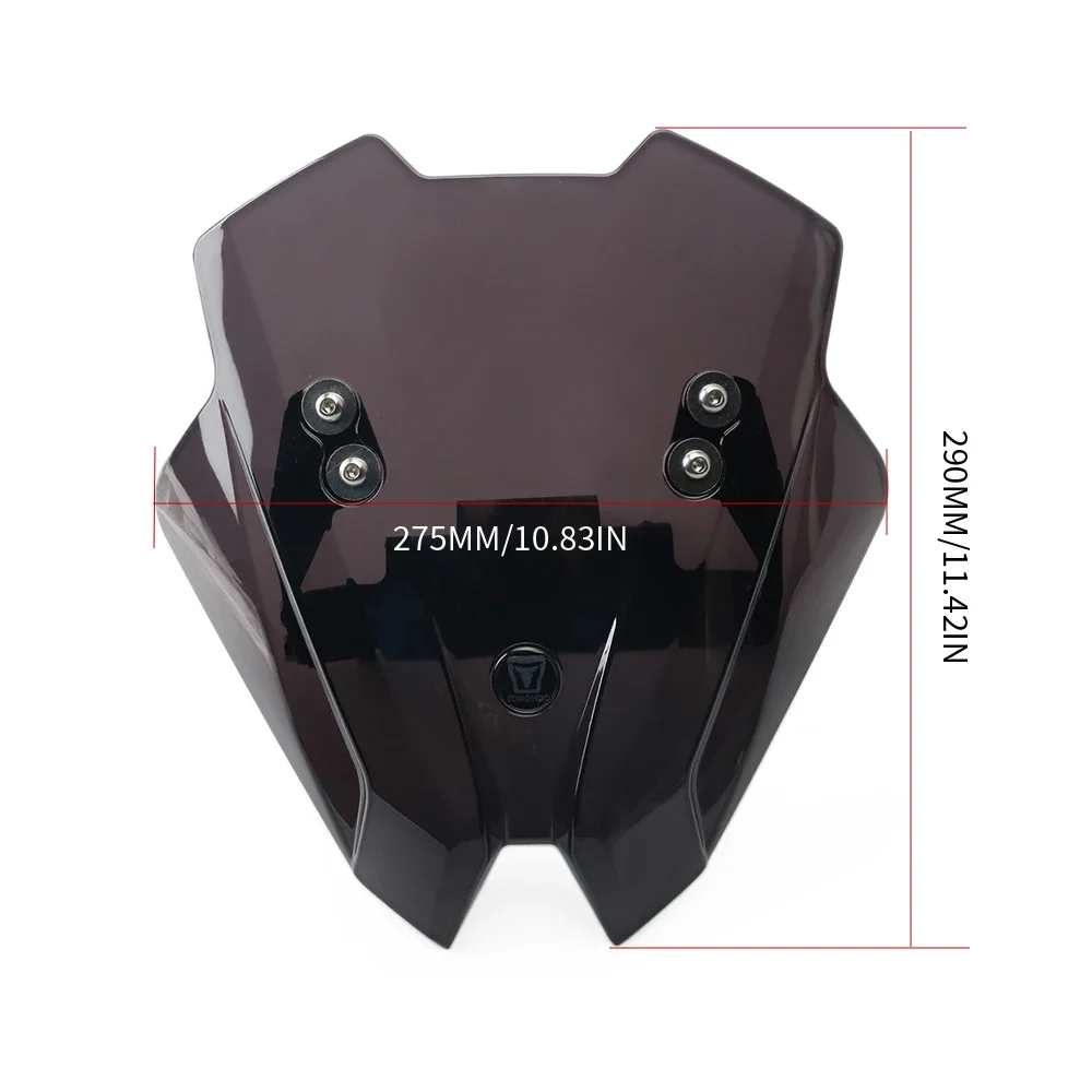 2025 For CFMOTO 450NK Windscreen Windshield For CF-MOTO 450 NK 2023 2024 Motorcycle Wind Shield Screen Wind Deflector and Holder