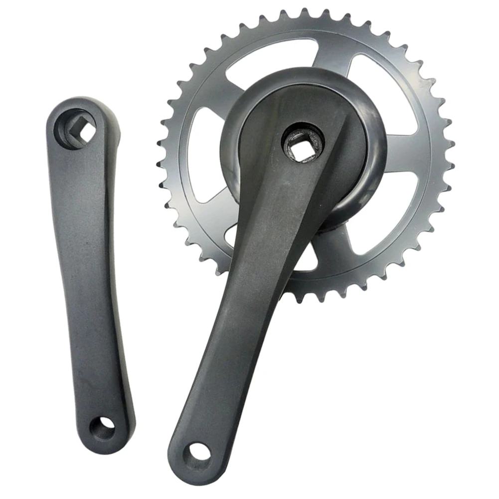 

For Bike Repair 42T Bike Crankset 170mm Crankset Larger Chainring Lightweight Square Hole Design High-quality Materials