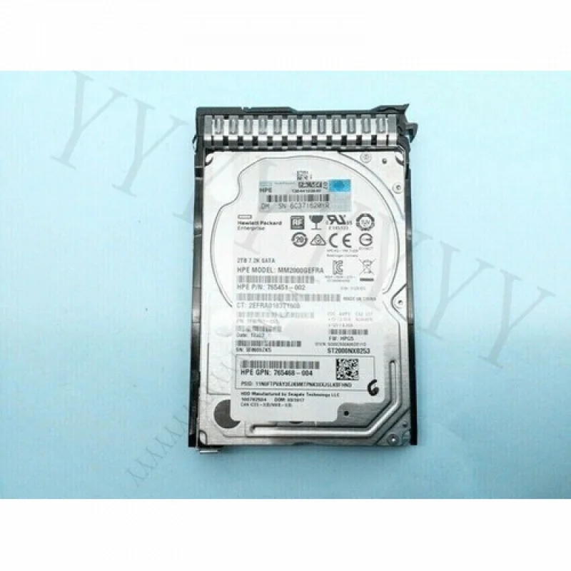Y+765455-B21 765869-001 For HPE 2TB 7.2K SATA 6G 2.5IN MIDLINE 512E HDD Hard Drive