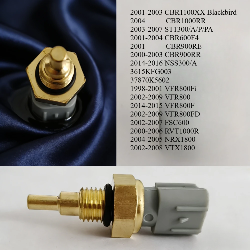 1pc Water Tank Temperature Sensor Temperature Control Switch Assy Radiator For HONDA CBR1100XX Blackbird CBR1100 XX CBR 1100 XX