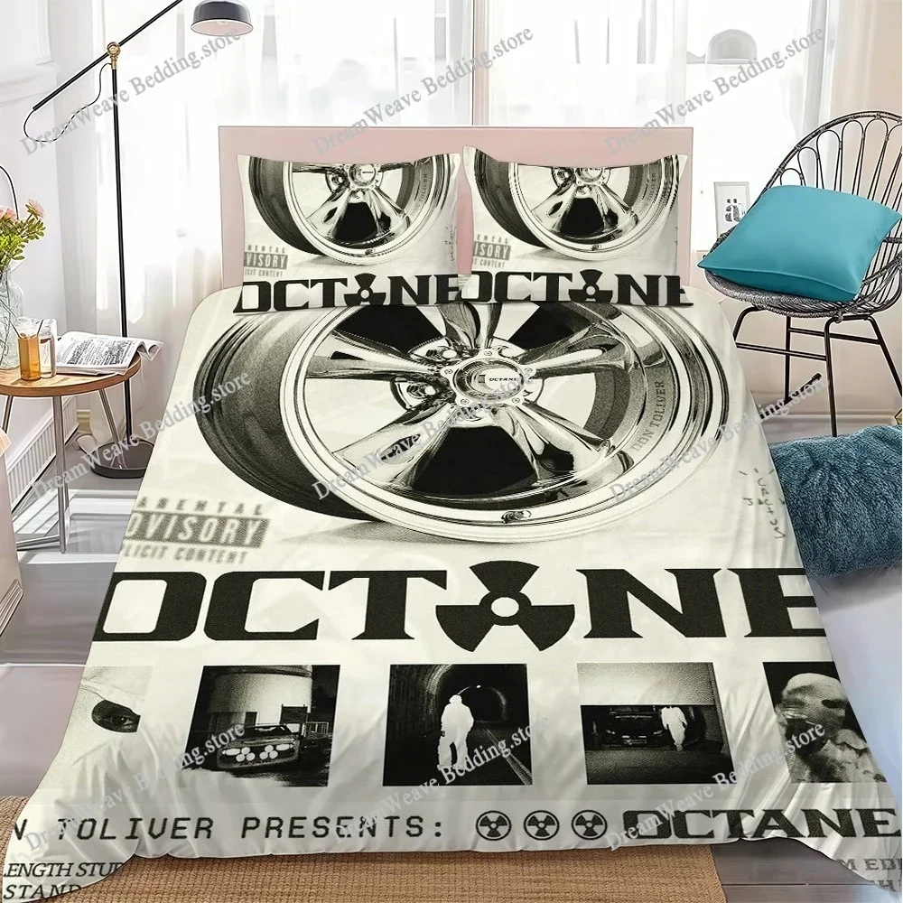 

Don Toliver OCTANE Duvet Cover Set Home Style Bedding Soft Laundry Cotton Bed Student Dormitory Gift