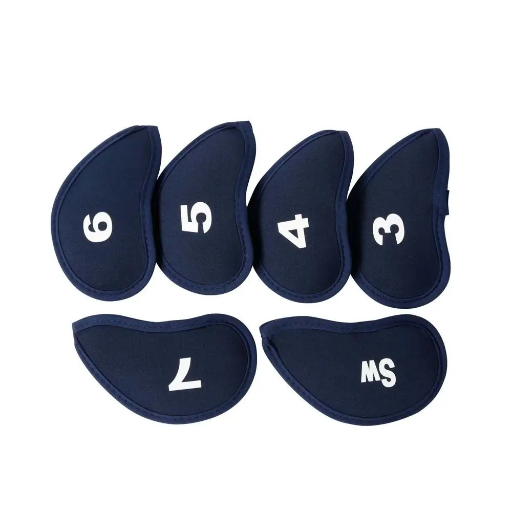 

Wedge Protector With Number Design Golf Iron Covers Set Iron Pole Cover Golf Head Cover Golf Iron Headcover Golf Club Protector