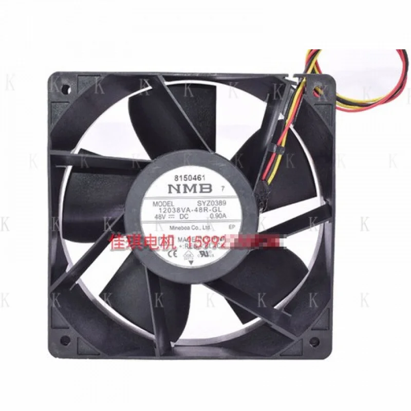 

C 1pcs for NMB 12038VA-48R-GL 12038 48V 0.90A 12cm waterproof fan