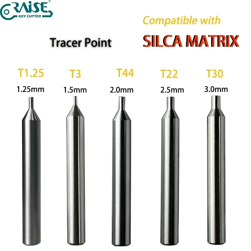 Tracer Point T3 T44 T22 T30 T1.25 Compatible with SILCA Matrix Key Duplicator Machine Locksmith Tools