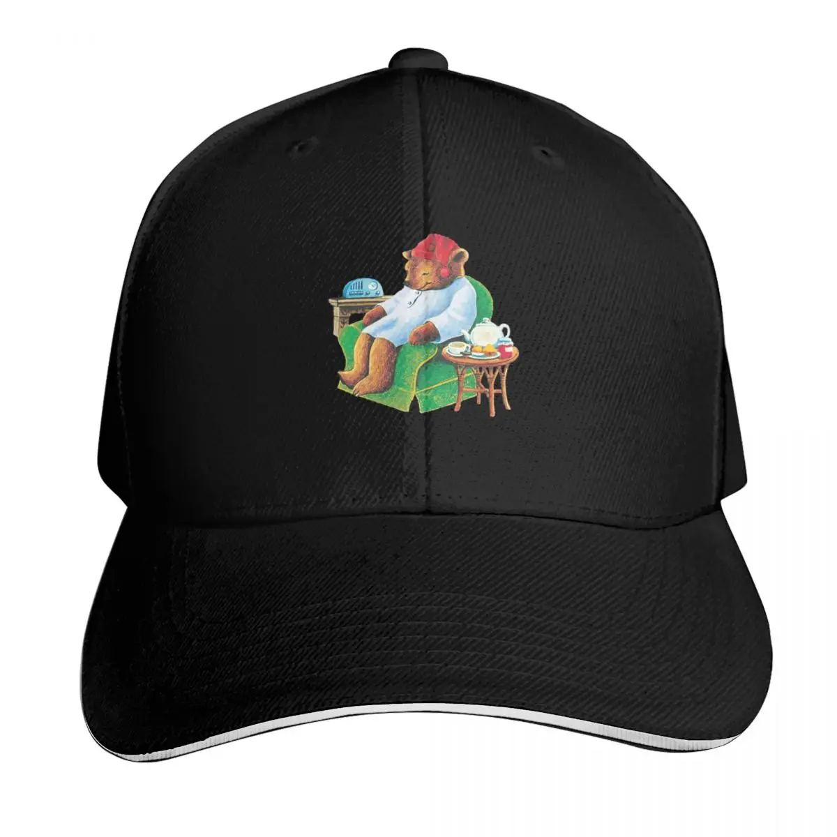 Gorra de béisbol con diseño de oso de la marca Celestial Seasonings Sleepytime Tea, gorra de diseñador, gorra de anime, gorra de camionero, gorra de golf, gorras de camionero para hombres y mujeres