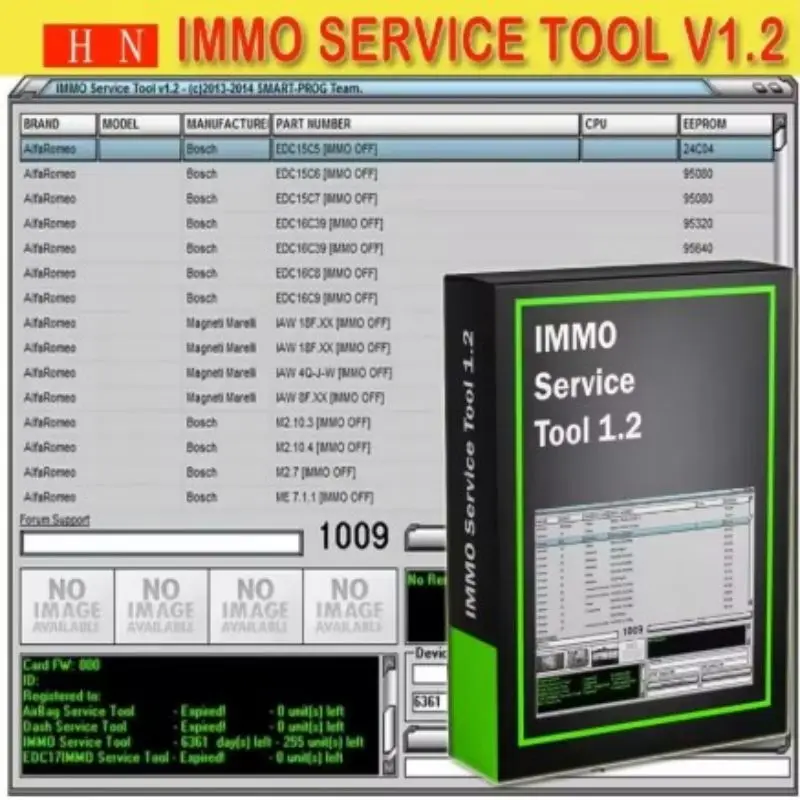 

Car Repair Software IMMO SERVICE TOOL V1.2 Latest Version IMMO Key PIN Calculator BSI VDO Dashboard Eeprom Virgin off