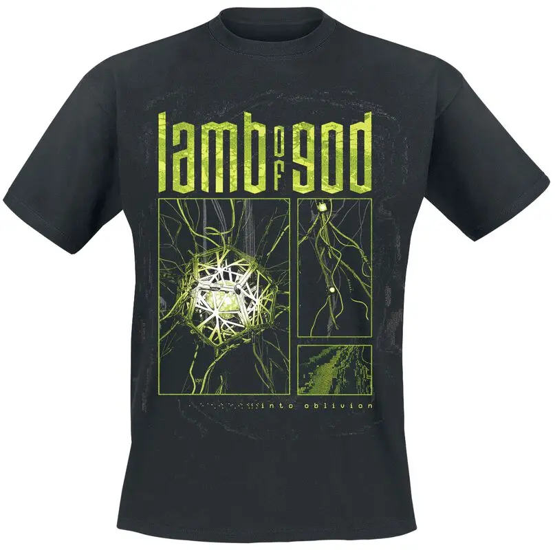 Crow Lamb of God T-Shirt für Männer und Frauen, Metal-Rock-Band-Grafik-T-Shirt aus Baumwolle, Sommer-Streetwear-Oberteil – Detail 7