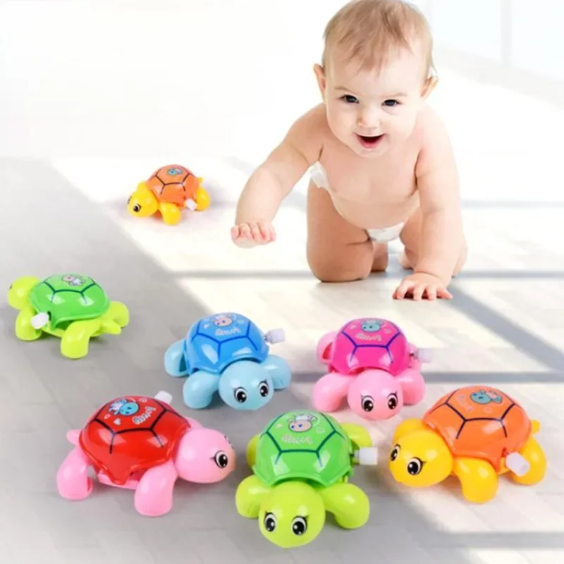 Clockwork wind-up toys baby baby clockwork turtle cartoon animal educational toys