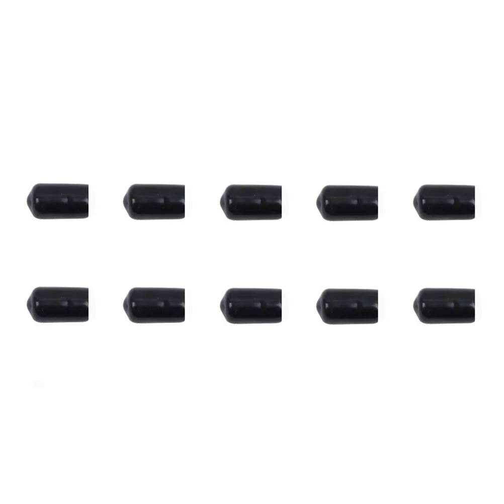 

10 Pcs 8mm Black Rubber Arrowheads for Archery Practice Safety Training Game Sports Replacement Tip Fits Various Arrows