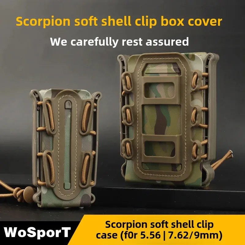 WoSporT 9MM Scorpion-Shaped Nylon Soft Shell Running Bag With MOLLE Buckle Suitable For Beltwaist Buckle Accessories