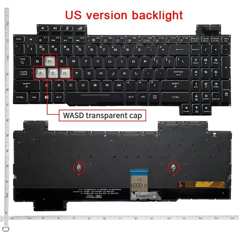 

LA/US/RU NEW Laptop keyboard for Asus ROG Strix GL504 GL504G GL504GM GL504V GL504GS GL504GV Backlit