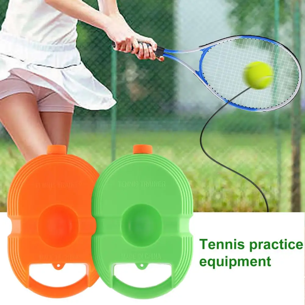 Tennis Trainer Base Strip Single Ball Domed Ball Slot Filler Hole Handle Design Tennis Training Holder For School