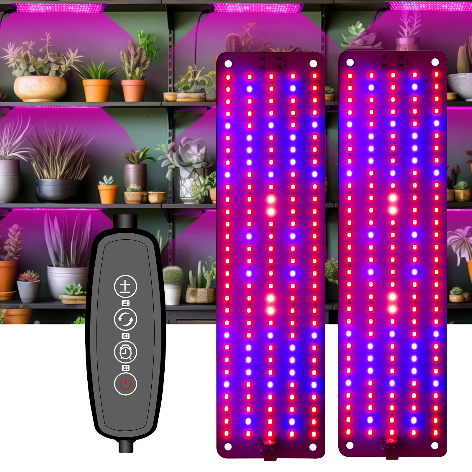 

Full Spectrum LED Plant Growth Light Board Supplement Light for Seedlings Veg Bloom Succulents Indoor Plants Grow Light Panel